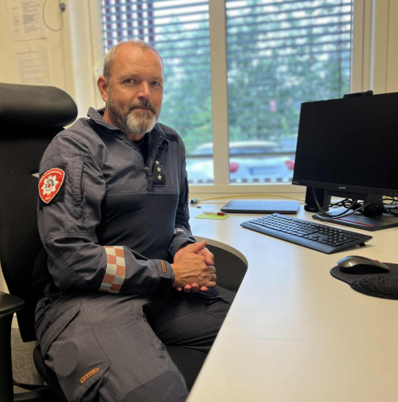 Paul Smith, Station Chief at Eikenga Fire Station