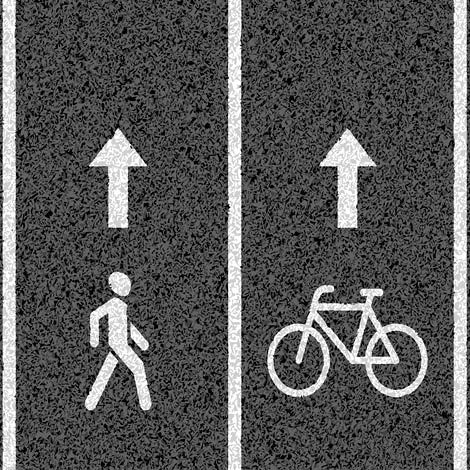SWARCO PREFORMED Bike & Pedestrian Symbols