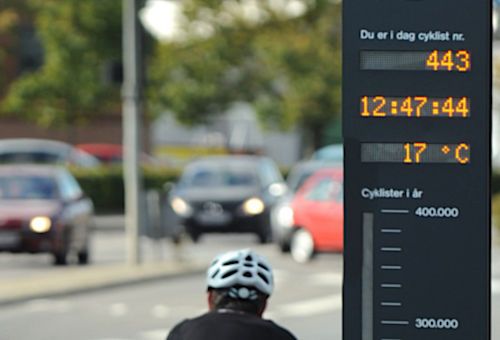 Cykelbarometer til forbedret miljøbevidsthed | SWARCO